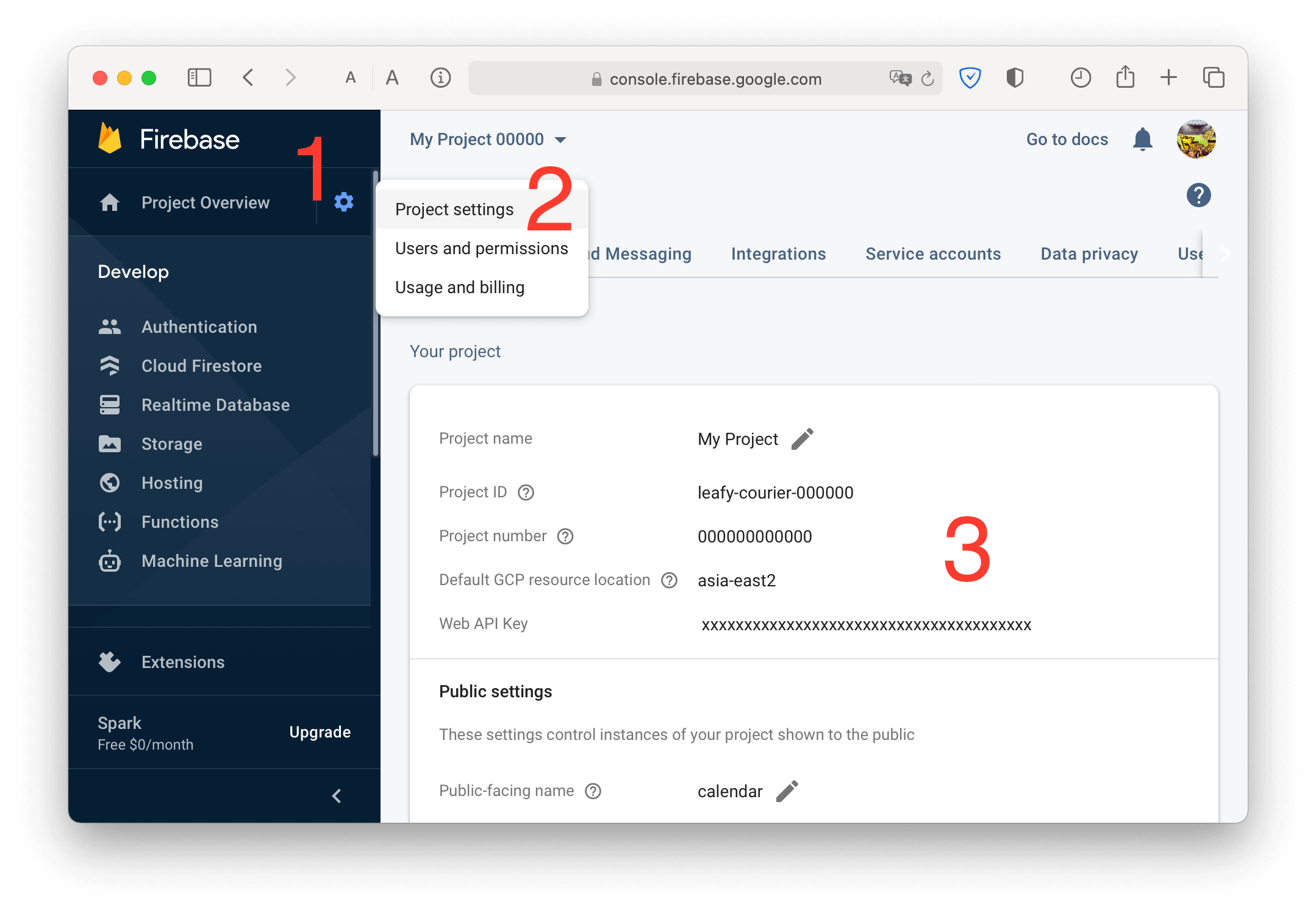 Firebase Project ID